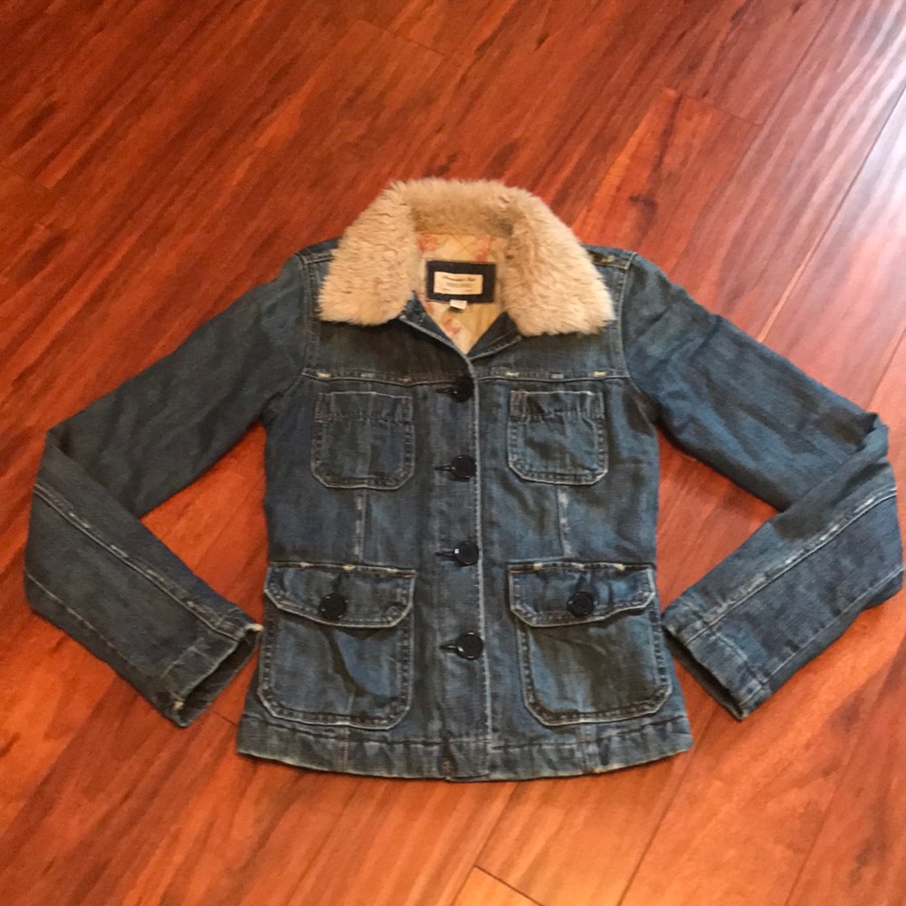 VintageAbercrombie & Fitch Jean Quilted Jacket